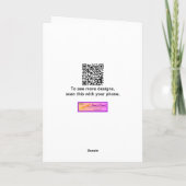 You Rock Funny Caveman Gitaarspeler Kaart Blank (Achterkant)