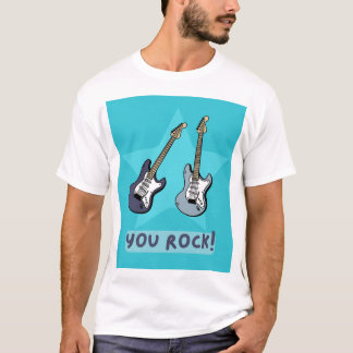 'You rock!' gitaarshirt T-shirt