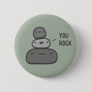 You Rock Ronde Button 5,7 Cm