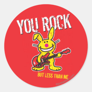You Rock Ronde Sticker