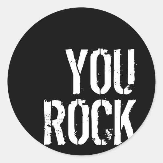 You Rock - Stickers (Voorkant)