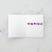 You Rock Wenskaart Kaart (Binnen)