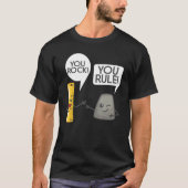You Rock You Rule Shirt - Schattigee Grote Rocker (Voorkant)