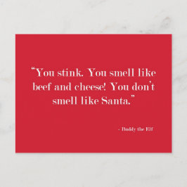 You smell like beef Postcard Feestdagenkaart