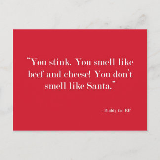 You smell like beef Postcard Feestdagenkaart