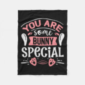 You Some Bunny Special Premium Tri-blend Fleece Deken (Voorkant)