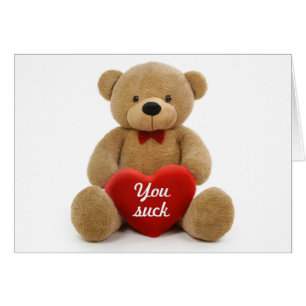 "You Suck" teddybeer