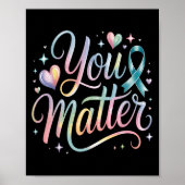 You Suicide Prevention Awareness  Poster (Voorkant)