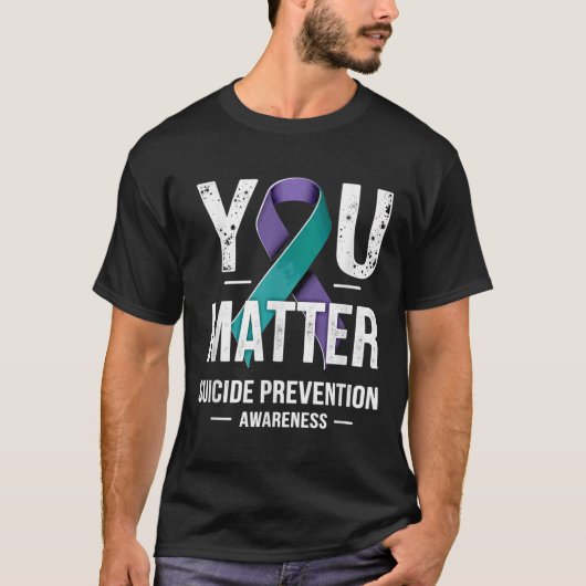 You Suicide Prevention Awareness  T-shirt (Voorkant)