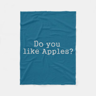 You Tee Like Apples Filmcitaat Fleece Deken