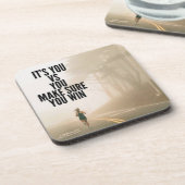 YOU vs YOU - Women's Workout Motivatie Onderzetter (Linkerzijde)