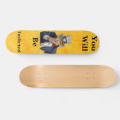 You Will Be Indicted Skateboard (Horz)
