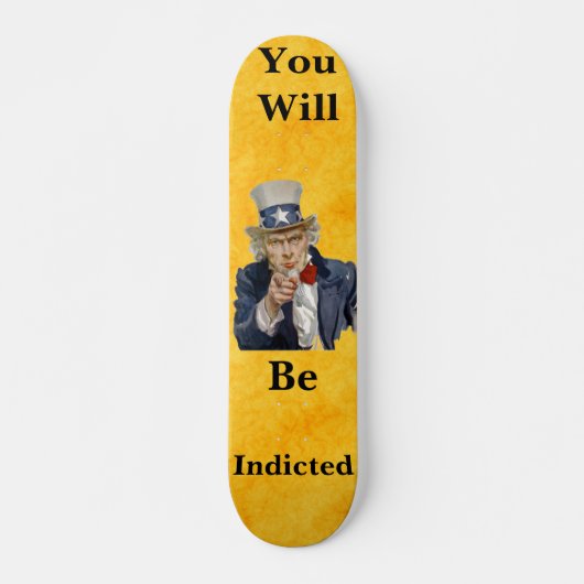 You Will Be Indicted Skateboard (Devant)