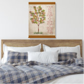 You will go out with Joy  Isaiah 55 verse  Canvas Afdruk (Insitu (Slaapkamer))