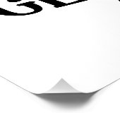 You Will Have Joy and Gladness Inspirational Quote Perfect Poster (Hoek)