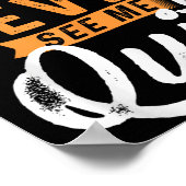 You Will Never See Me Quit - Motivational Quote In Poster (Hoek)