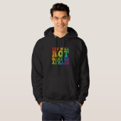 You Will Not Make Us Afraid LGBTQ Pride Hoodie (Voorkant volledig)