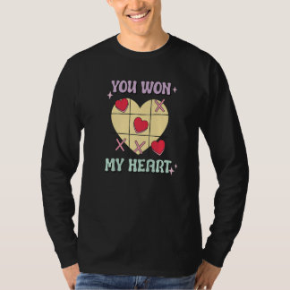 You Won My Heart XO Game Valentines Day T-shirt