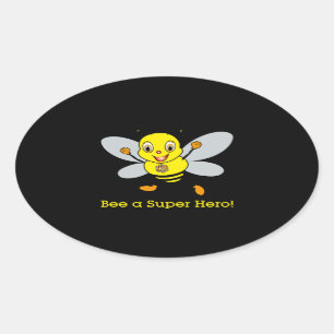 YouBee®-stickers Ovale Sticker