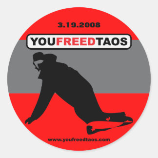 Youfreedtaos 3" sticker