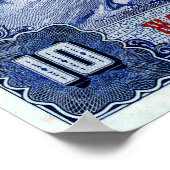 Yougoslavie 10 Dinara Progrès Vignette Poster (Coin)