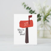 Youhv heeft Mail Briefkaart (Staand voorkant)