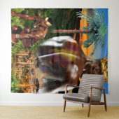 Young African King Wandkleed (In Situ (horizontaal))