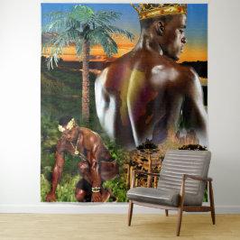 Young African King Wandkleed