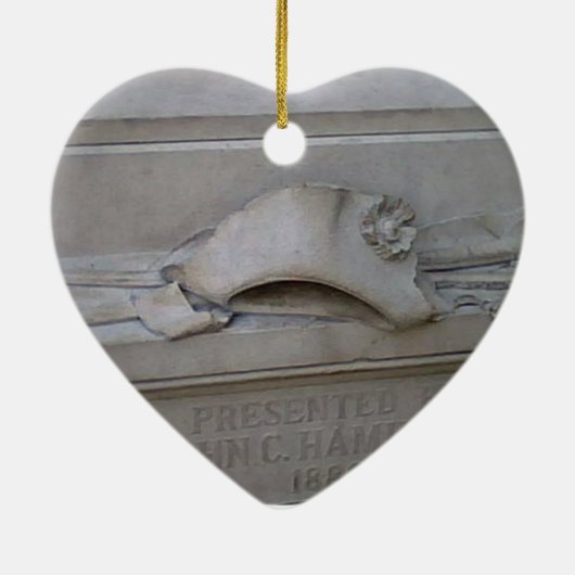 Young Alexander Hamilton ornament (Achterkant)