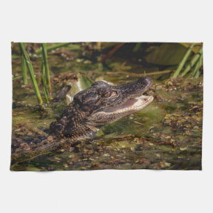 Young Alligator Theedoek