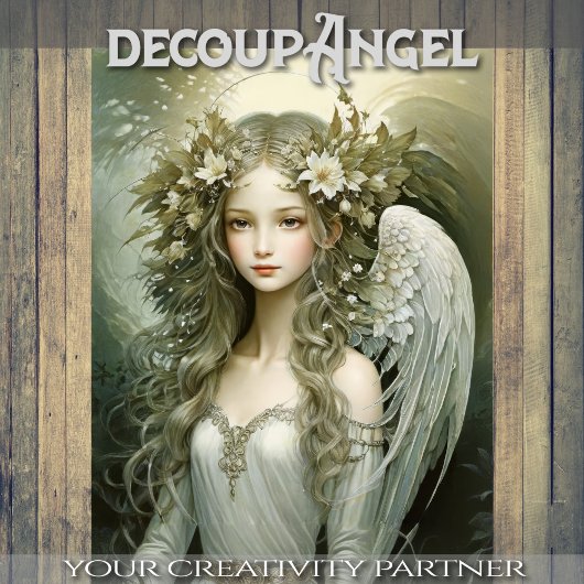 Young Angel - Decoupage - Tissuepapier
