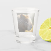 Young Australian Wombat, Shot Glass Glas (Achterkant)