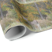 Young Bambi Deer met herfst bomen. Cadeaupapier (Rol Hoek)