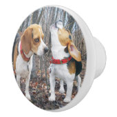 Young Beagles Woodland Ceramic Knob Keramische Knop (Rechts)