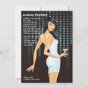 Young Beauty Invitation Kaart