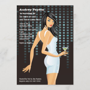 Young Beauty Invitation Kaart