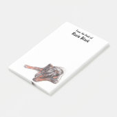 Young Black Dog Portrait Post-it® Notes (Schuin)