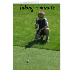 YOUNG BOY GOLFING **HOW ARE YOU?**