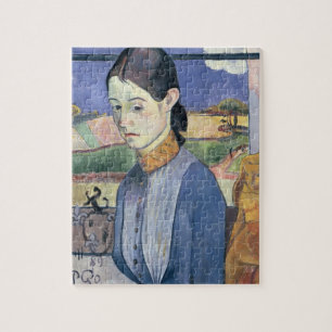 Young Breton Woman, 1889 (olie op doek) Legpuzzel