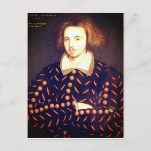 Young Christopher Marlowe Briefkaart