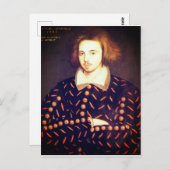 Young Christopher Marlowe Briefkaart (Voorkant / Achterkant)