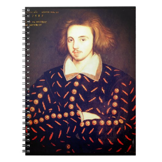 Young Christopher Marlowe Notitieboek (Voorkant)