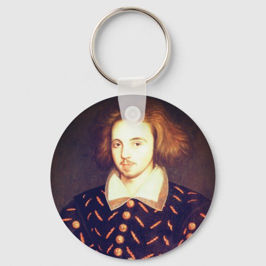 Young Christopher Marlowe Sleutelhanger (Voorkant)