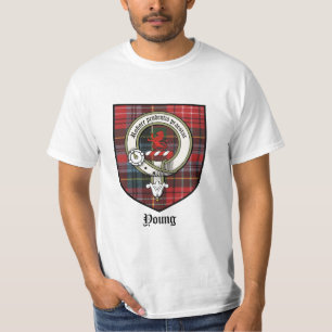 Young Clan Badge/Clan Crest/Tartan T-shirt