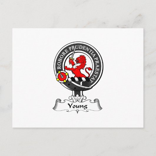 Young Clan Crest Briefkaart (Voorkant)
