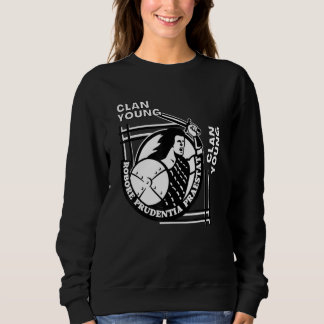 Young Clan Gaelic Motto Swordsman Trui