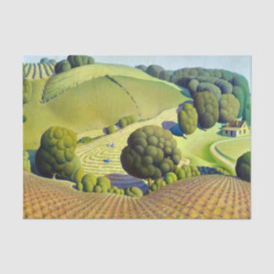 Young Corn, 1931 by Grant Wood Tissuepapier