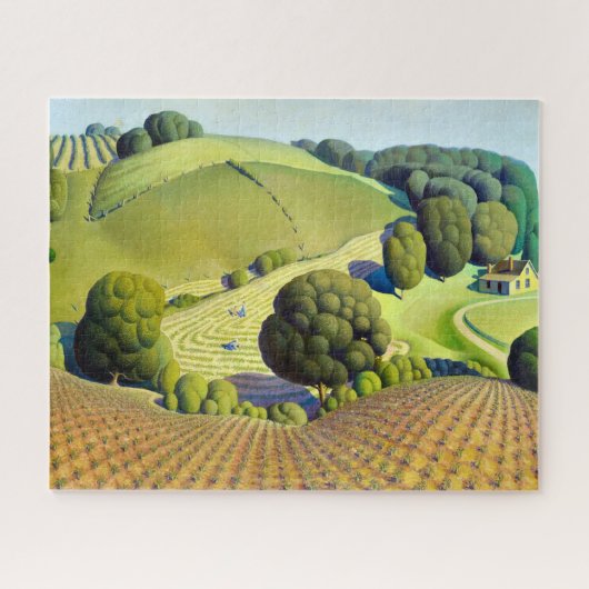 Young Corn van Grant Wood Legpuzzel (Horizontaal)