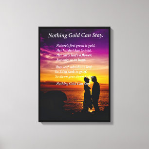 Young Couple Canvas Afdruk