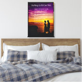 Young Couple Canvas Afdruk (Insitu (Slaapkamer))